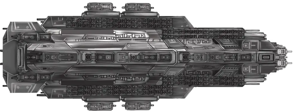 Capital ship render from Throw Weight: Strategic Command